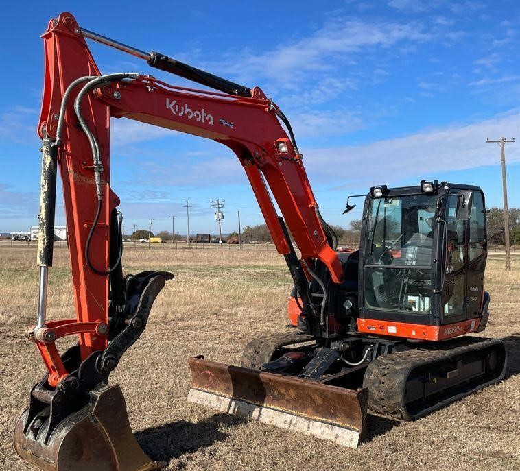 2020 Kubota KX080-4S2 mini excavator
